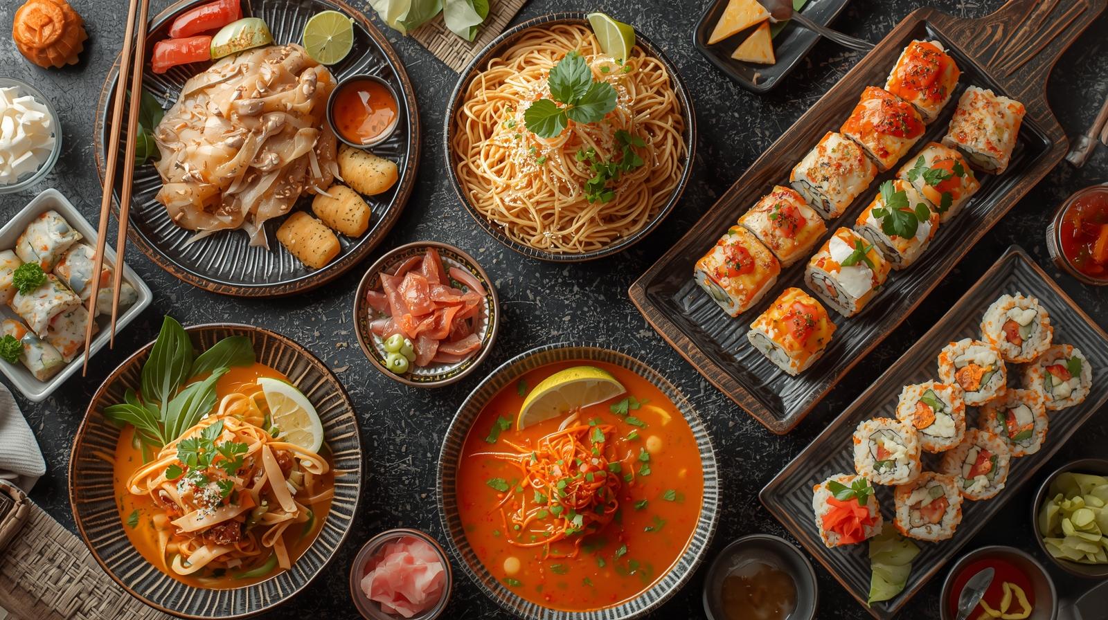 Salle du restaurant Thai Délices à Argelès-sur-Mer