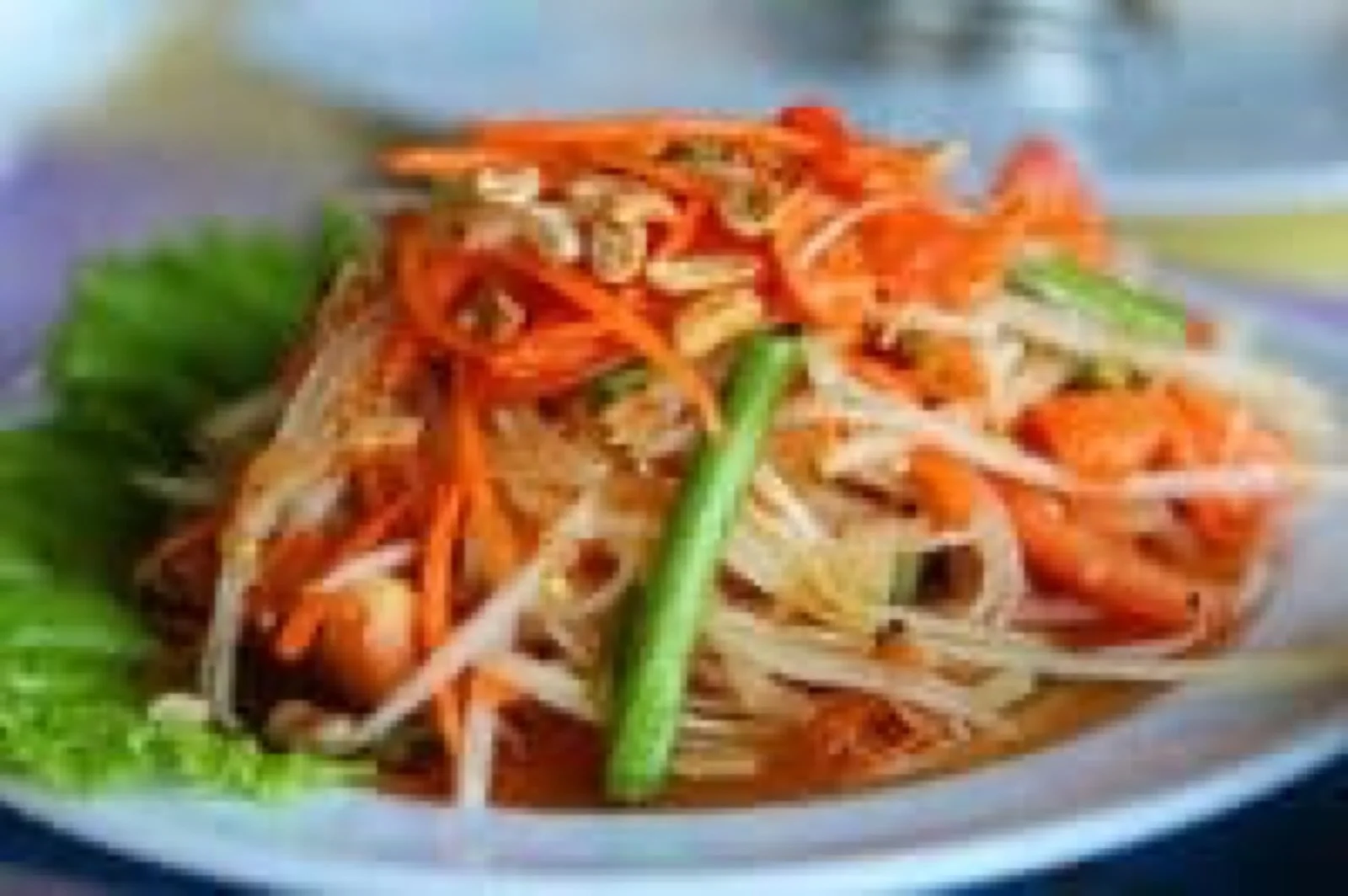 Salade papaye verte