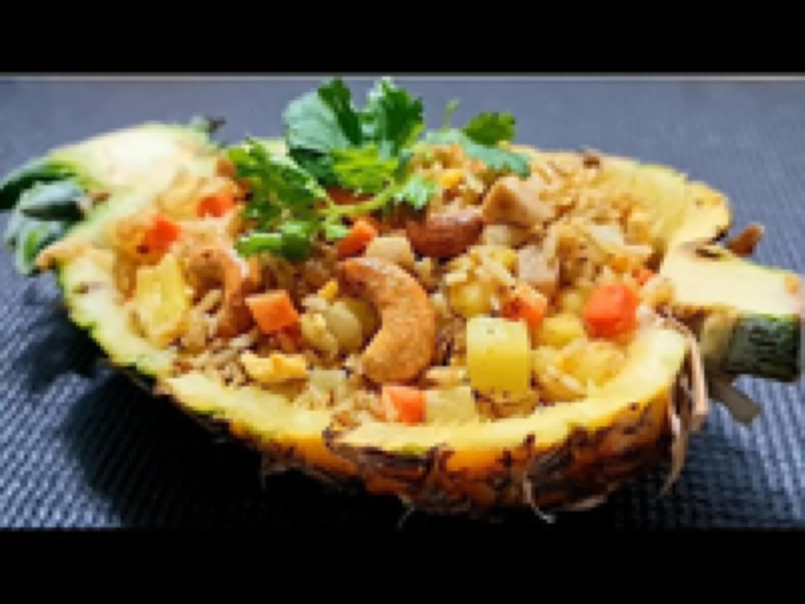 Riz sauté ananas