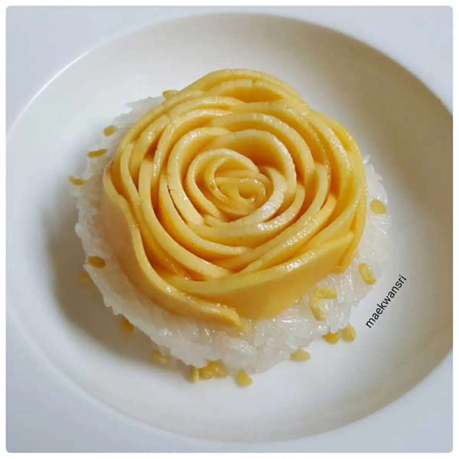 Riz coco à la mangue